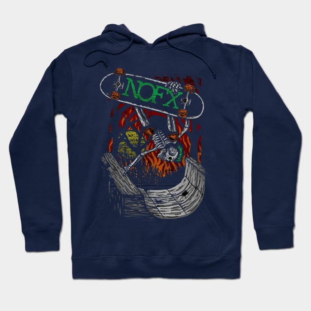 nofx skate Hoodie by PrettyNeat Patterns